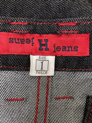H jeans/デニムパンツ/パンツ/ブラック/1