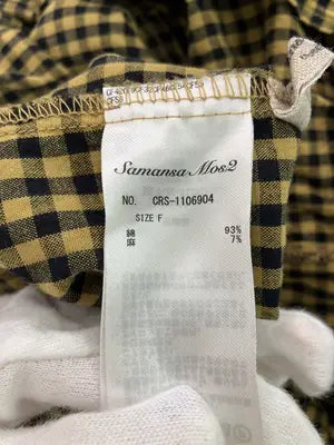 Samansa Mos2/サマンサモスモス/ワンピース/ワンピース/ドレス/イエロー/F