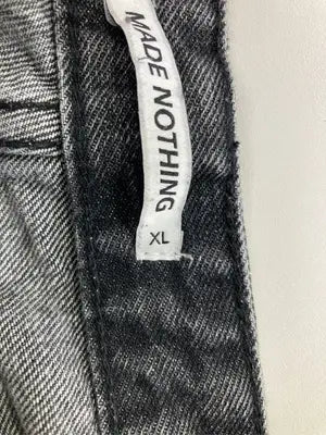 MADE NOTHING/デニムパンツ/パンツ/ブラック/XL