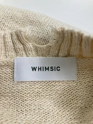 WHIMSIC/ウィムジック/ニット/セーター/トップス/アイボリー/F