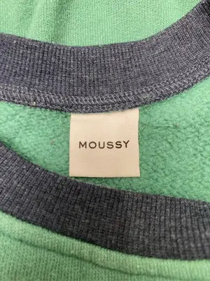 MOUSSY/マウジー/スウェット/トップス/グリーン