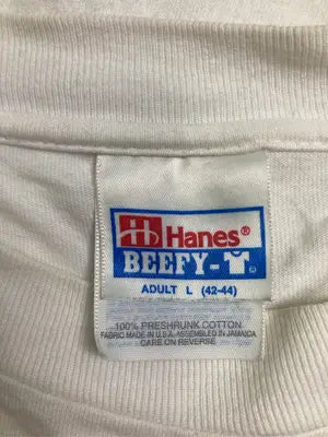Hanes/ヘインズ/Tシャツ/カットソー/トップス/ホワイト/L