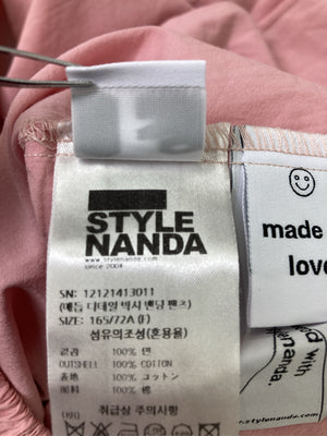 STYLE NANDA/スタイルナンダ/スラックス/パンツ/ピンク/F