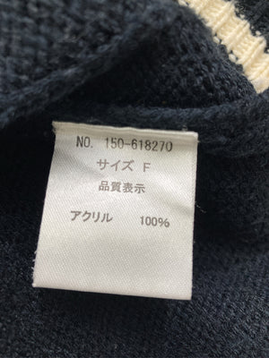 RAY CASSIN/レイカズン/ニット/セーター/トップス/ネイビー/F