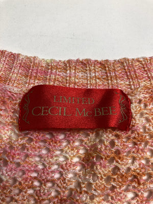 CECIL McBEE/セシルマクビー/ニット/セーター/トップス/オレンジ/M