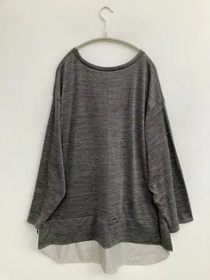 Tシャツ/カットソー/トップス/ブラック/5L