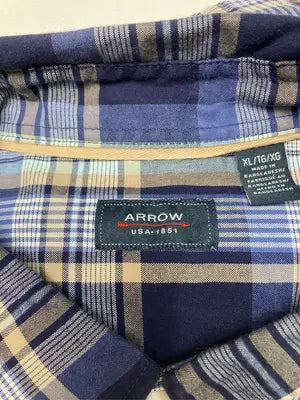 ARROW/アロー/シャツ/ブラウス/トップス/ネイビー/XL
