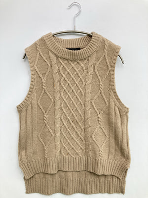 clear/クリア/ベスト/トップス/ベージュ/M