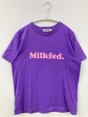 MILK FED./ミルクフェド/Tシャツ/カットソー/トップス/パープル/S