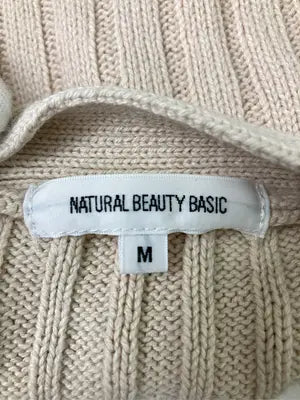 NATURAL BEAUTY BASIC/ナチュラルビューティーベーシック/ニット/セーター/トップス/ベージュ/M
