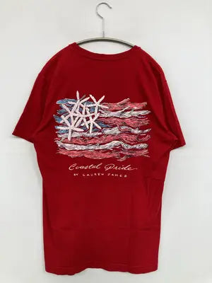 LAUREN JAMES/Tシャツ/カットソー/トップス/レッド/SMALL