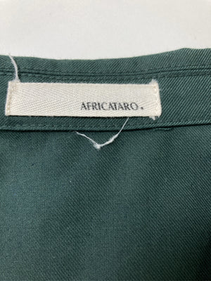AFRICATARO./アフリカタロウ/シャツワンピース/ワンピース/ドレス/グリーン/F