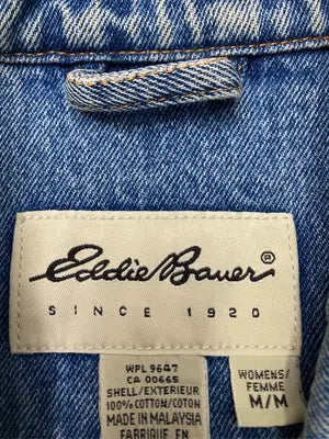 Eddie Bauer/エディーバウアー/デニムジャケット/ジャケット/アウター/ブルー/M