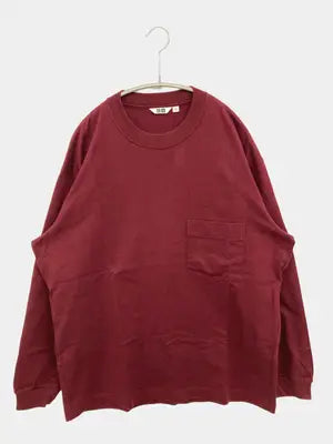 UNIQLO U/ユニクロユー/Tシャツ/カットソー/トップス/レッド/L