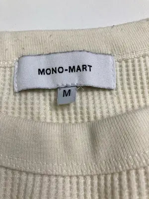 MONO-MART/モノマート/Tシャツ/カットソー/トップス/アイボリー/M