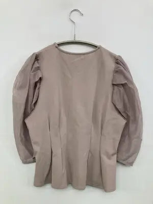 SNIDEL/スナイデル/シャツ/ブラウス/トップス/ベージュ/ONE SIZE