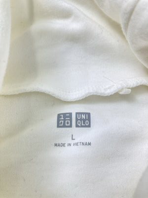 UNIQLO/ユニクロ/Tシャツ/カットソー/トップス/ホワイト/L