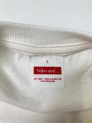 niko and .../ニコアンド/Tシャツ/カットソー/トップス/アイボリー/L