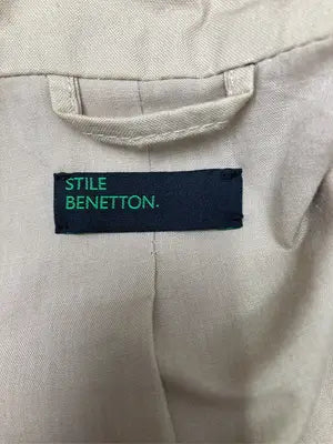 STILE BENETTON/トレンチコート/ジャケット/アウター/カーキ/40