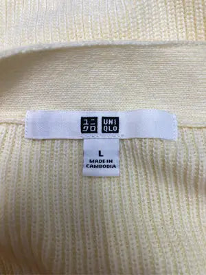 UNIQLO/ユニクロ/カーディガン/ボレロ/トップス/イエロー/L