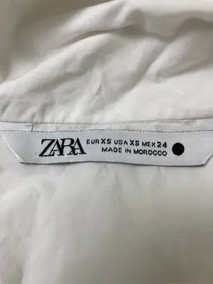ZARA/ザラ/シャツ/ブラウス/トップス/ホワイト/XS
