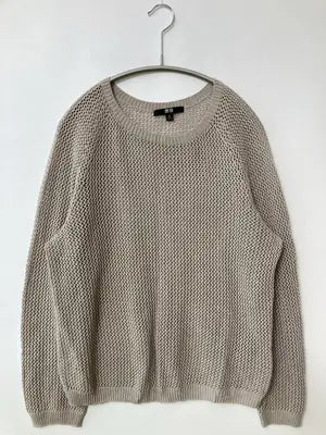 UNIQLO/ユニクロ/ニット/セーター/トップス/ベージュ/XL