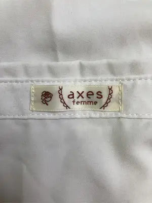 axes/アクシーズ/シャツ/ブラウス/トップス/ホワイト/F