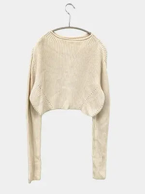 MOUSSY/マウジー/ニット/セーター/トップス/アイボリー/F