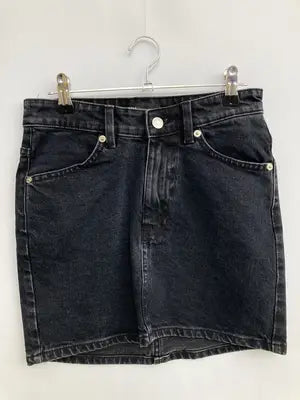 ZARA/ザラ/デニムスカート/スカート/ブラック/USA XS