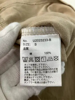 UNIVERSAL OVERALL/ユニバーサルオーバーオール/Tシャツ/カットソー/トップス/ベージュ/S