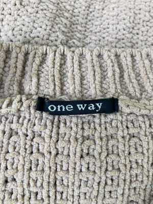 One Way/ワンウェイ/ニット/セーター/トップス/ブラウン/M