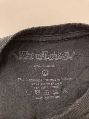 VAMPIRE FREAKS/Tシャツ/カットソー/トップス/ブラック/M