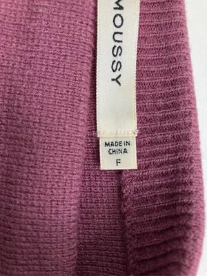 MOUSSY/マウジー/ニット/セーター/トップス/パープル/F