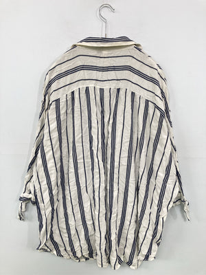 シャツ/ブラウス/トップス/ブルー/L