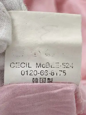 CECIL McBEE/セシルマクビー/シャツ/ブラウス/トップス/ピンク/3