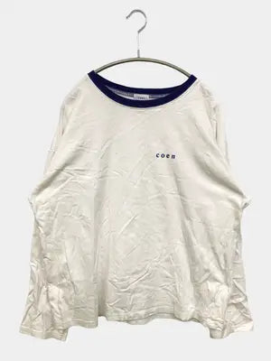 coen/コーエン/Tシャツ/カットソー/トップス/ホワイト/LARGE