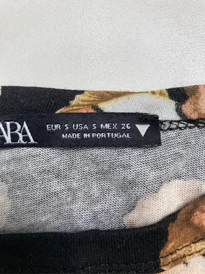 ZARA/ザラ/Tシャツ/カットソー/トップス/ブラック/EUR S