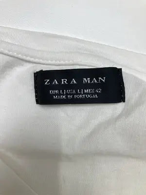 ZARA MAN/ザラマン/Tシャツ/カットソー/トップス/ホワイト/EUR L