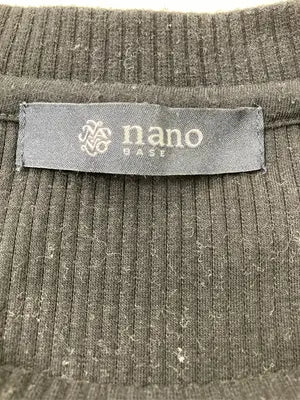 nano BASE/ナノベース/ノースリーブ/トップス/ブラック/F