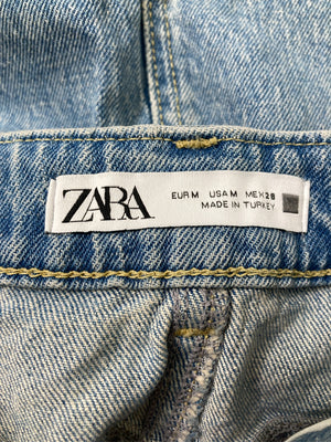 ZARA/ザラ/デニムスカート/スカート/スカイブルー/EUR M/USA M/ MEX 28