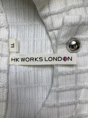 HK WORKS LONDON/エイチケーワークスロンドン/カーディガン/ボレロ/トップス/ホワイト/LL