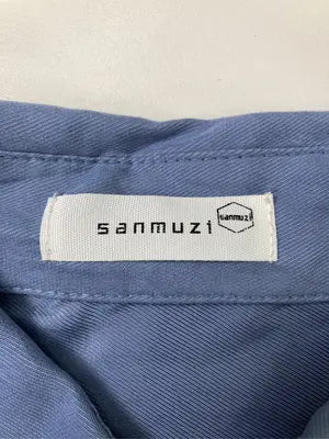 sanmuzi/シャツ/ブラウス/トップス/ブルー