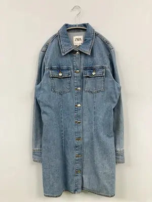 ZARA/ザラ/デニムジャケット/ジャケット/アウター/スカイブルー/USA L