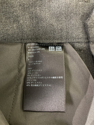 UNIQLO/ユニクロ/スラックス/パンツ/グレー/S