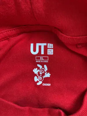 UNIQLO UT/ユニクロユーティー/Tシャツ/カットソー/トップス/レッド/XL