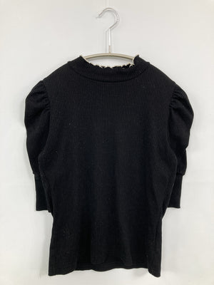 L’espoir/レスポワール/Tシャツ/カットソー/トップス/ブラック/M