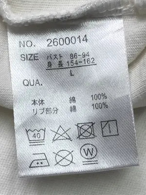ANME/アンメ/Tシャツ/カットソー/トップス/ホワイト/L