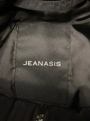 JEANASIS/ジーナシス/ノーカラーコート/ジャケット/アウター/ブラック/F
