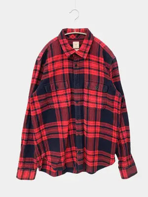 GAP/ギャップ/シャツ/ブラウス/トップス/レッド/L