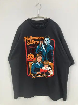 HALLOWEEN/Tシャツ/カットソー/トップス/ブラック/2XL